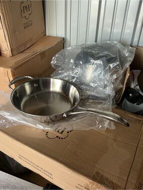 Princess House Stainless Steel Sauté Pan in Silver